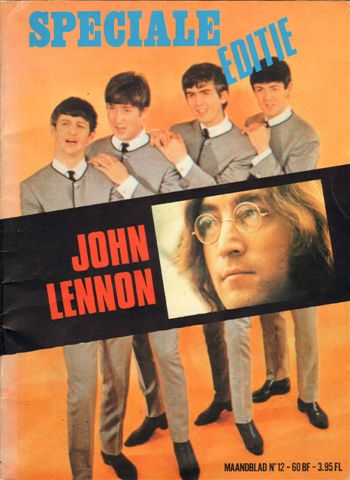 Diverse auteurs - John Lennon, Speciale Editie, Maandblad nr. 12, geniete softcover met veel foto's, verschenen n.a.v. de dood van John Lennon, goede staat
