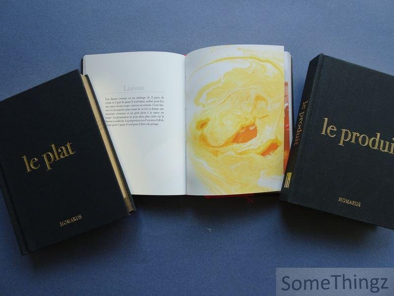 Verheyden, Filip (texte) et Le Duc, Tony (photos) - La Base / Le Produit / Le Plat. [3 volumes.]