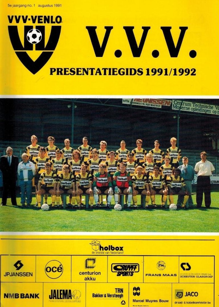  - VVV Venlo Presentatiegids 1991-1992