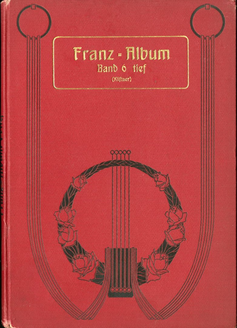 Franz, Robert - 54 LIEDER UND GESÄNGE für eine (tiefe) Singstimme mit Begleitung des Pianoforte (Franz-Album Band 6 tief)