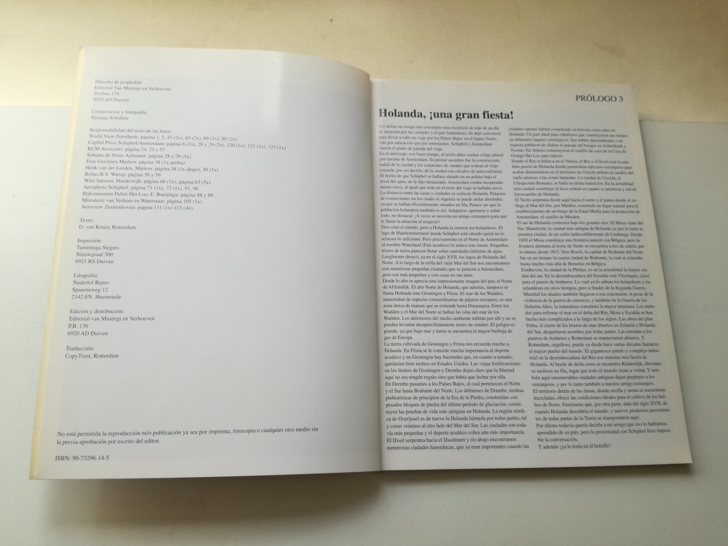 Koten, D. van - Holanda ( Spaanse editie / Edicion Española )