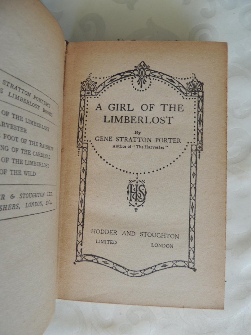 Stratton-Porter, Gene - The Song of the Cardinal - A girl of the Limberlost
