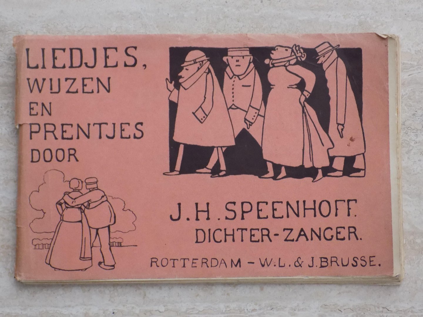 SPEENHOFF,J.H. [DICHTER - ZANGER] - LIEDJES, WIJZEN EN PRENTJES door  J.H. SPEENHOFF.DICHTER-ZANGER.