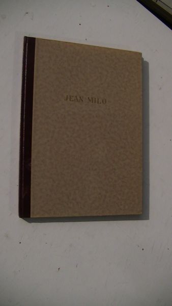 Haesaerts Luc - Monographieën over Belgische kunst - Jean Milo
