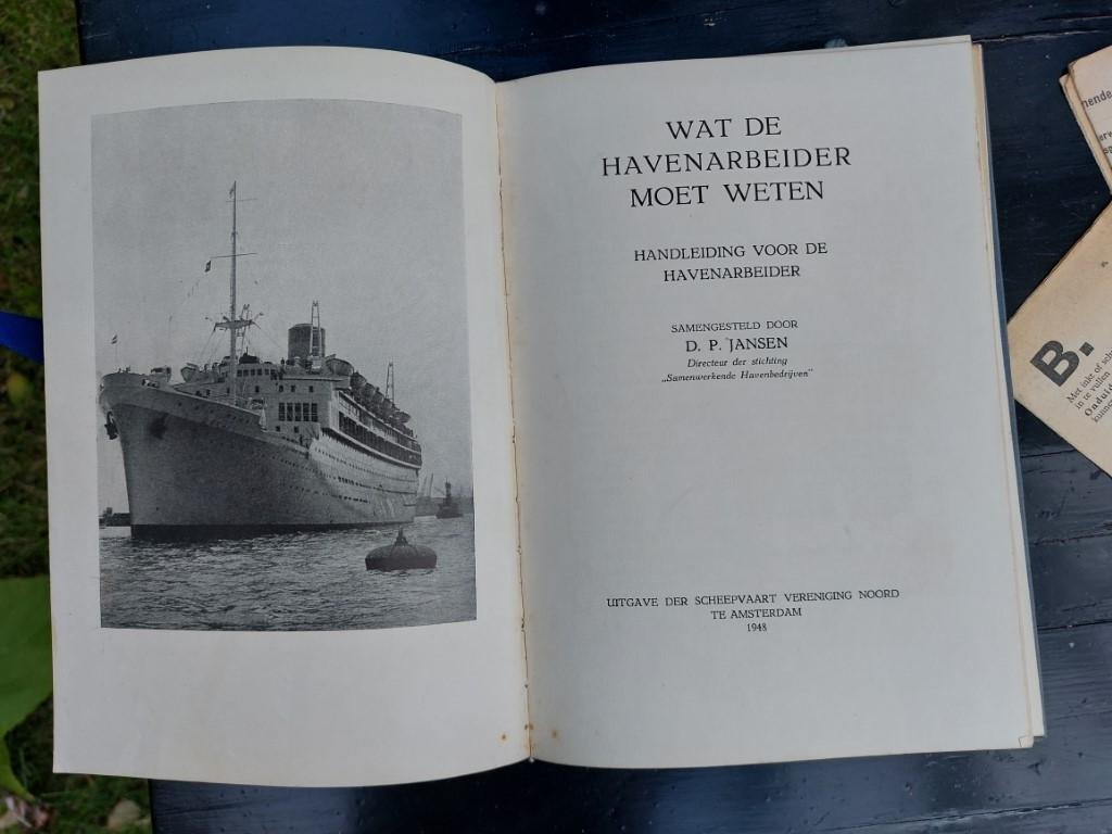 Jansen. D.P. - Leidraad voor de cursus aan ladingschrijvers, wegers, tellers, meters en ijkers. benevens wat de havenarbeider moet weten. Handleiding voor de havenarbeider