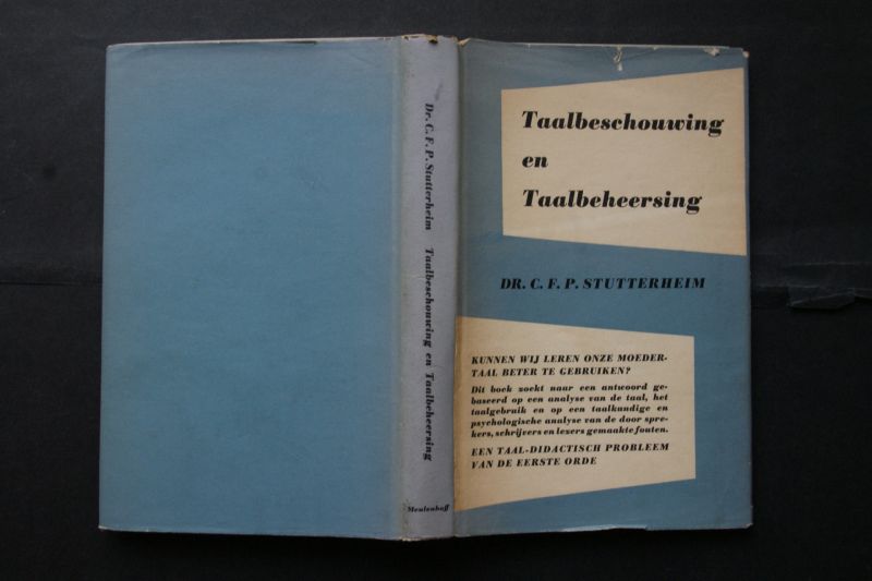 C. F. P. Stutterheim - Taalbeschouwing en taalbeheersing