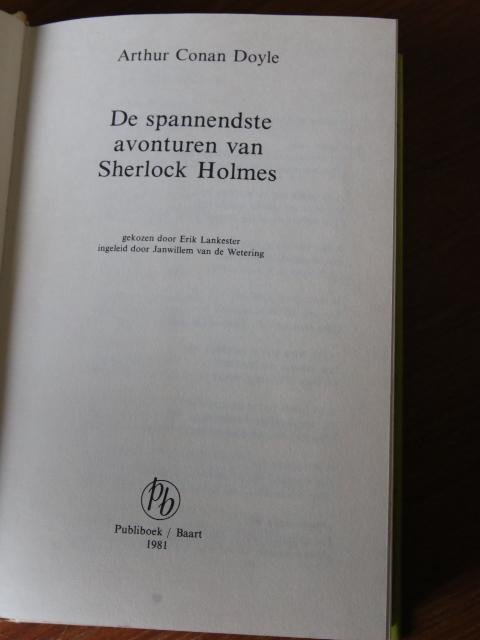 Doyle, A.Conan - De spannendste avonturen van Sherlock Holmes