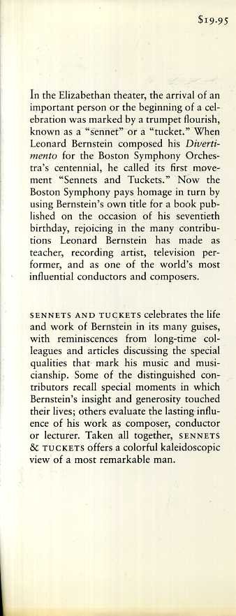 Ledbetter, Steven - Sennets & Tuckets. A Bernstein Celebration.