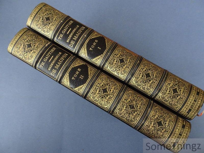 Théophile Gautier / Charles de Lovenjoul (notice bibliographique). - Mademoiselle de Maupin. Double amour. Réimpression textuelle de l'édition originale. Avec 18 compositions de E. Toudouze, gravées par Champollion. [N° 366 de 500 exemplaires.]