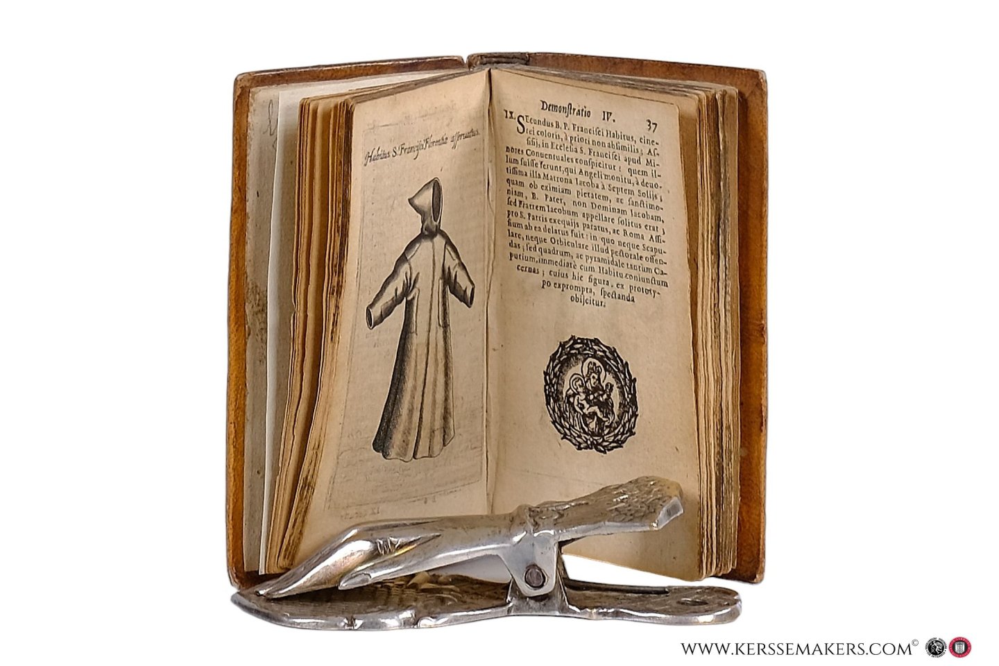 Boverio, Zaccaria - De vera habitus forma a Seraphico B. P. Francisco institura demonstrationes XI figuris aeneis expressae ad Urbanum VIII Pont. Max. Auctore R.P.F.Zacharia Boverio Ord. FF.Minorum Capucinorum.