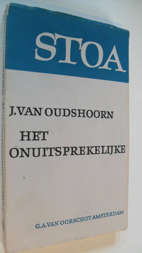 Oudshoorn J. van - Het onuitsprekelijke