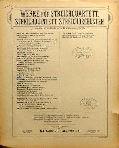 Neumann, A.: - Komisches Quartett für 3 Violinen u. Violoncell. [Bei siesem Quartett werden nur die Leeren Saiten gespielt]