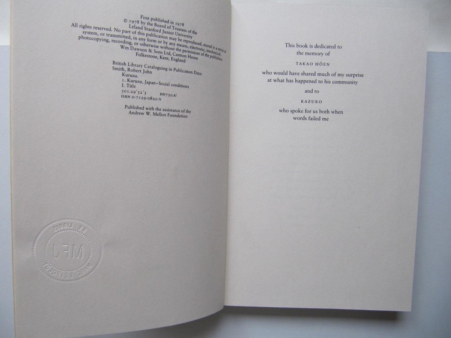 Robert J. Smith - Kurusu