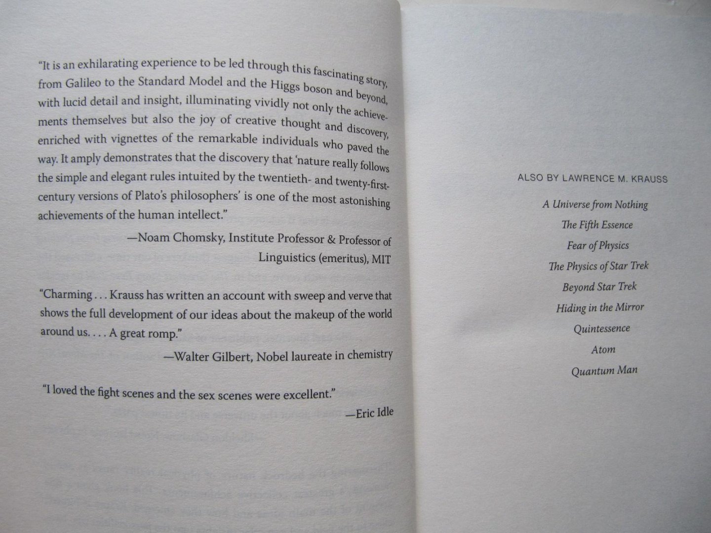 Krauss, Lawrence M. - The Greatest Story Ever Told...So Far / why are we here ?