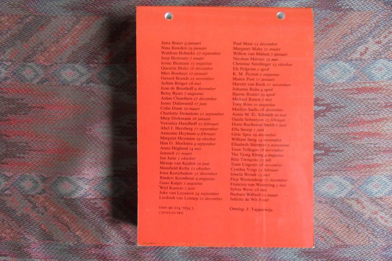 Eeden, Els van (samenstelling). - Querido`s kinderboekenkalender 1989 [met grote prijsvraag].