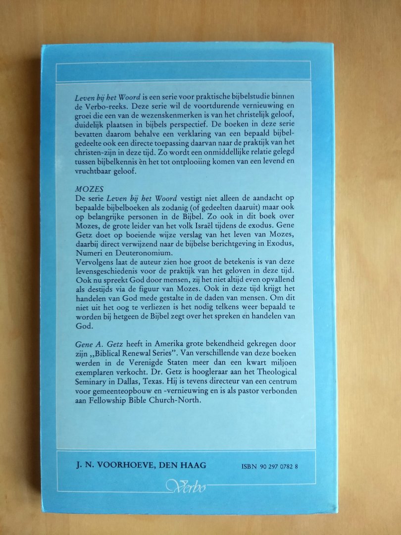 Getz - MOZES - serie praktische bijbelstudies - Leven bij het Woord