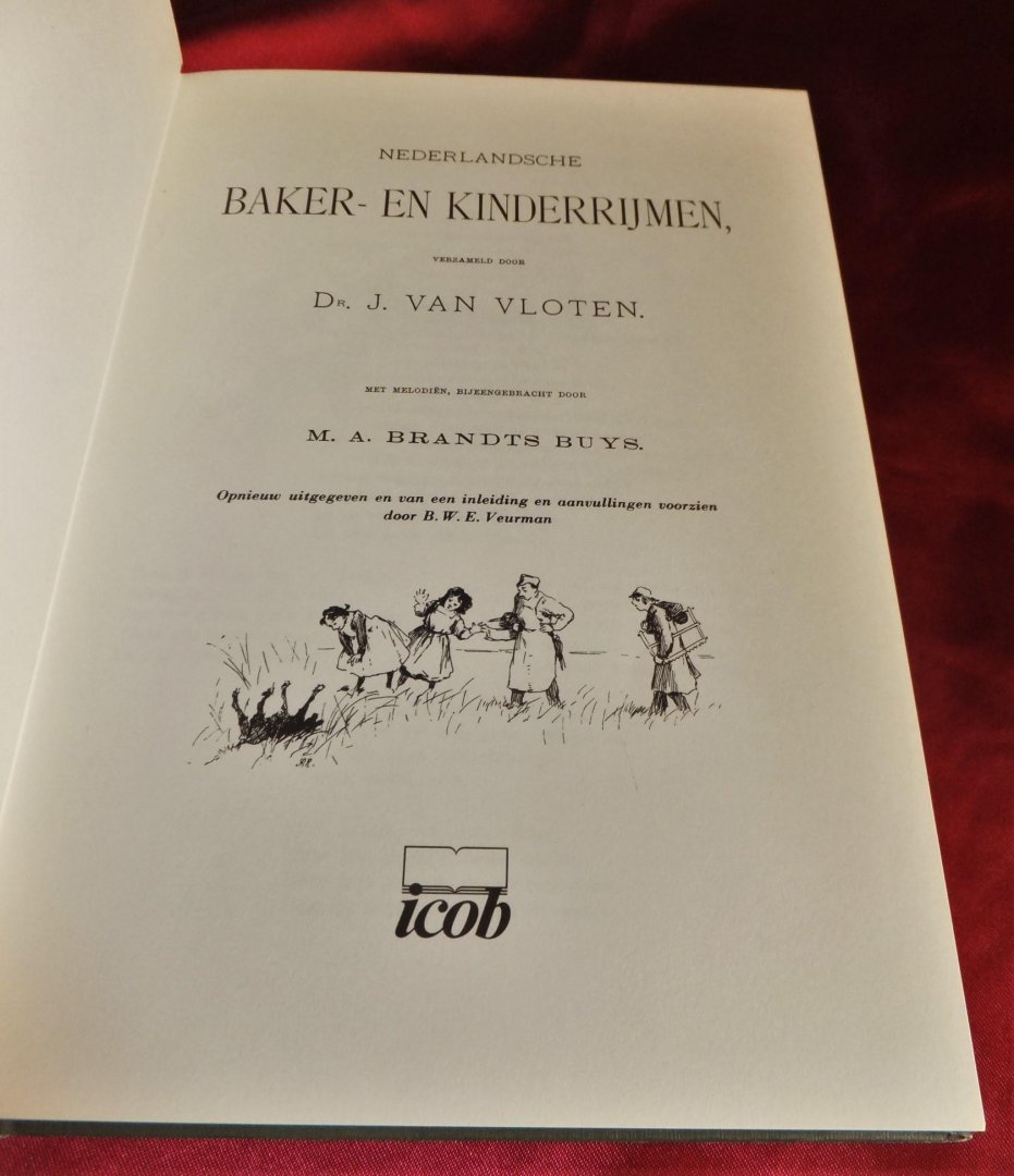 Vloten, Dr. J.van - Nederlandsche BAKER-EN KINDERRIJMEN