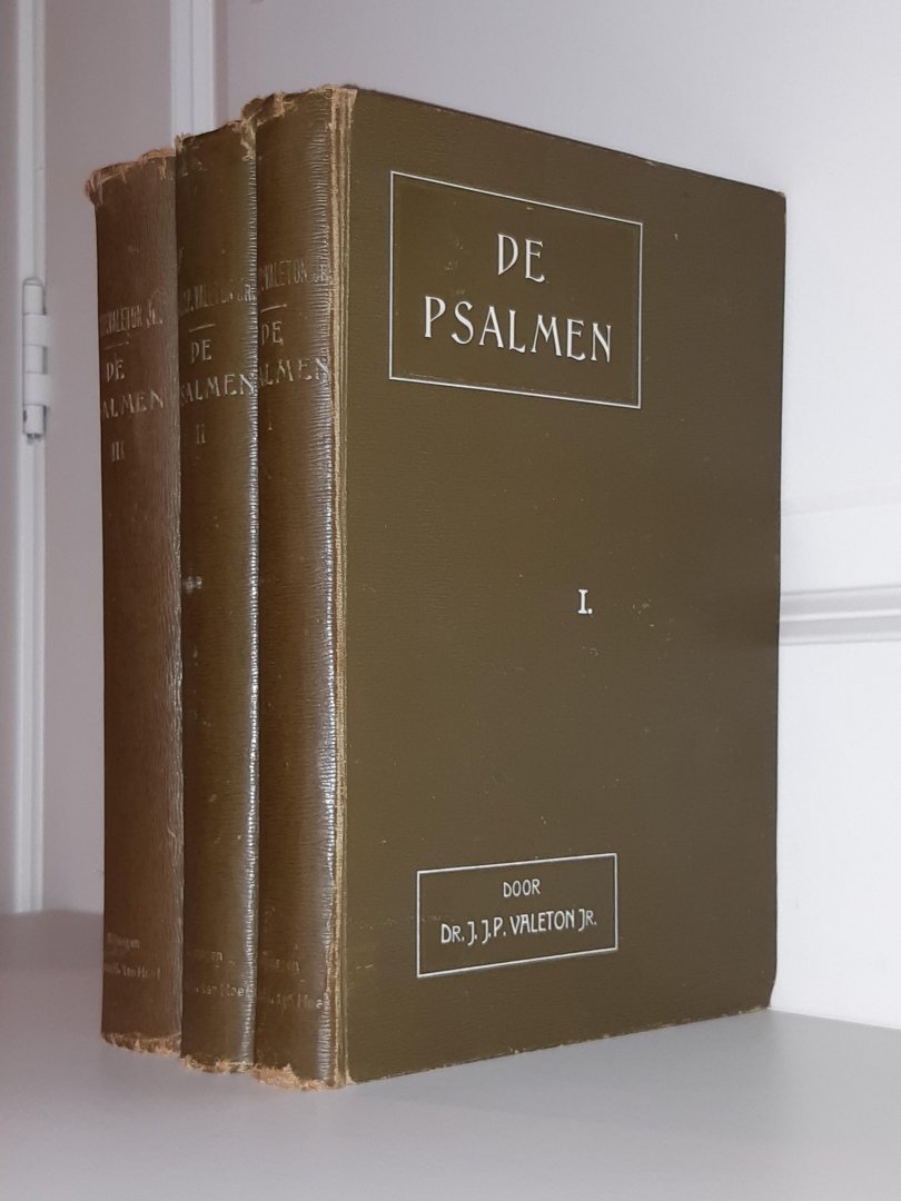 Valeton, dr. J.J.P. - De Psalmen (SET 3 delen)