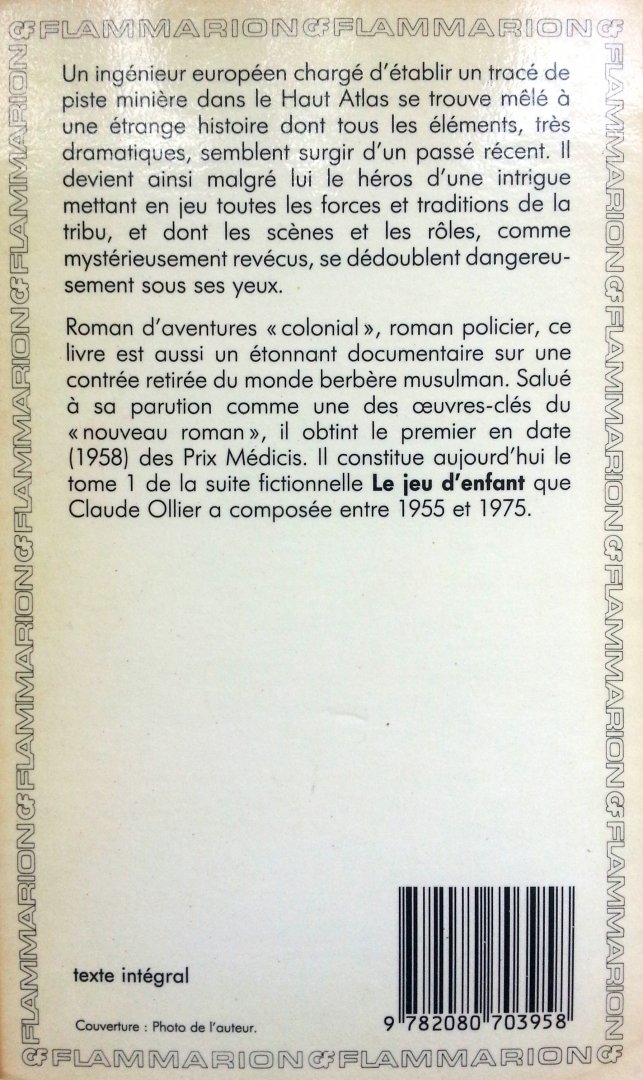 Ollier, Claude - La Mise en scène (FRANSTALIG)