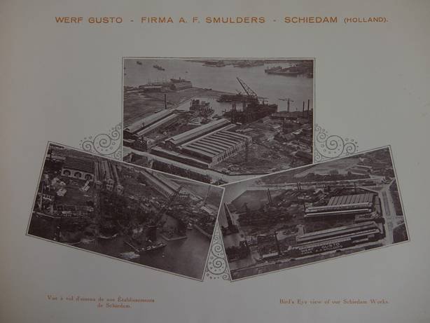 -. - Werf Gusto. Firma A.F. Smulders, Schiedam (Holland). Ingénieurs-Constructeurs/ Engineers & Shipbuilders. Excavateurs-Excavators.