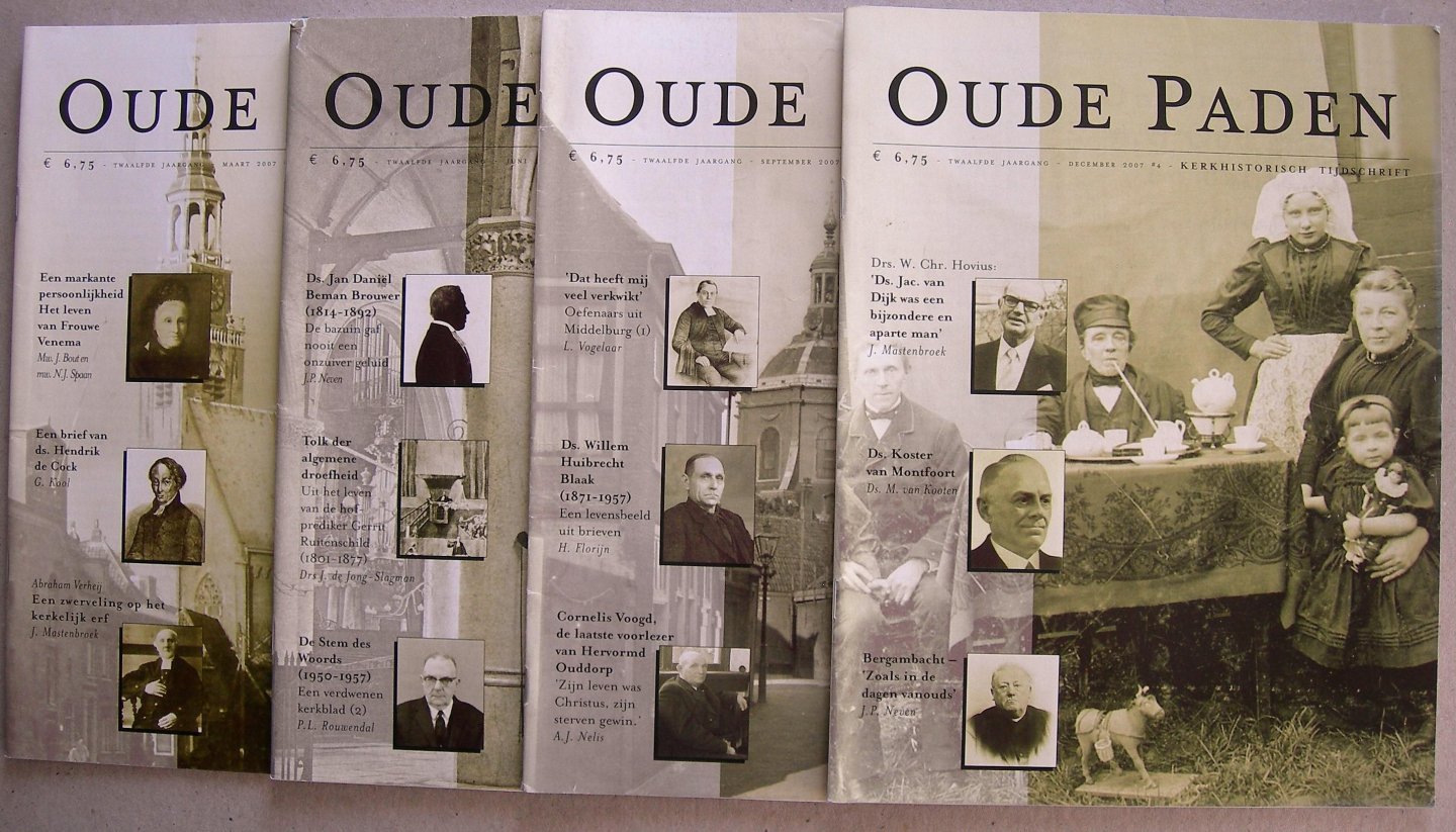 Mastenbroek, J. e.a. (red.) - Oude paden (kerkhistorisch tijdschrift), twaalfde jrg. 2007 kompleet.