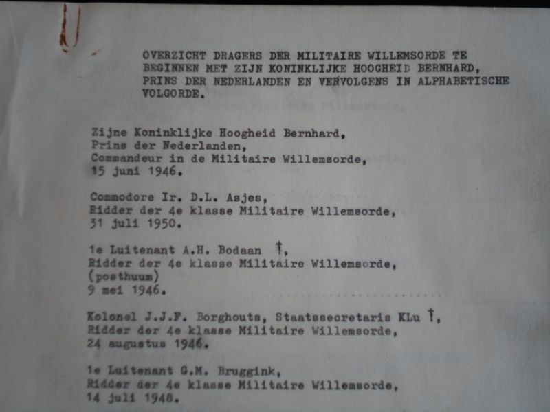  - Overzicht met 21 Ridders MWO