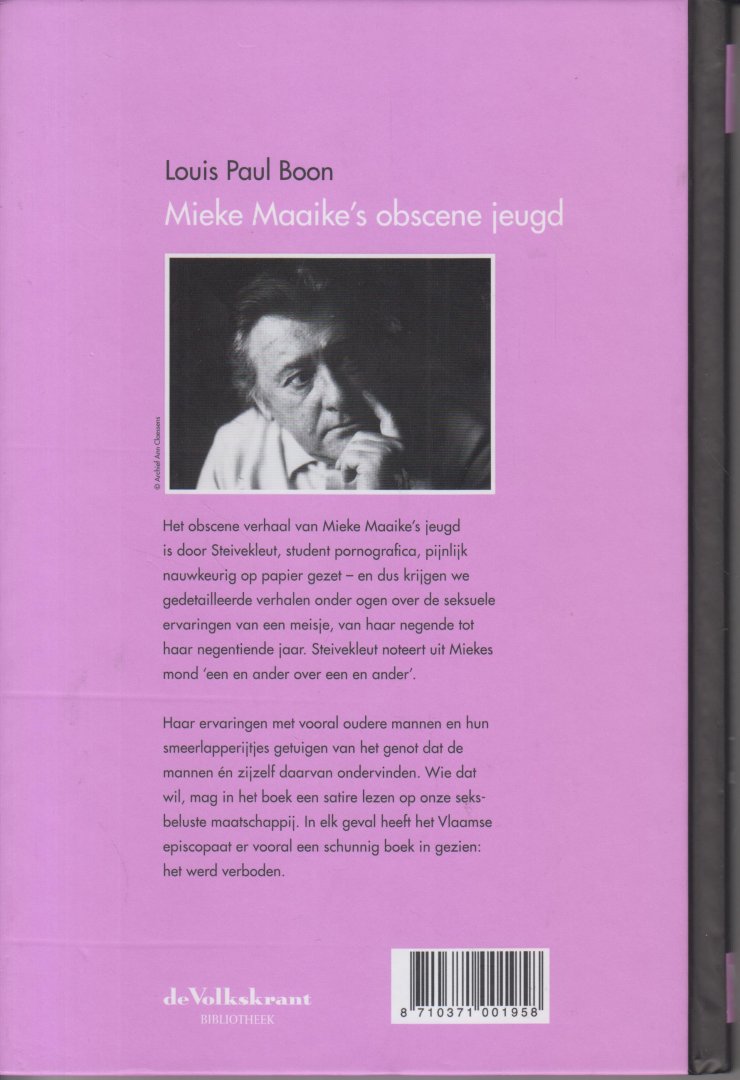 Boon (Aalst, 15 maart 1912 - Erembodegem, 10 mei 1979), Lodewijk Paul Aalbrecht (Louis Paul) - Mieke Maaike's obscene jeugd. Bevat Het Proefschrift van student Steivekleut.