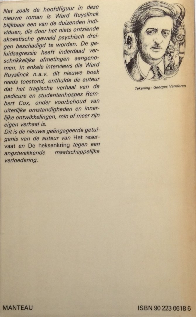 Ruyslinck, Ward - De sloper in het slakkehuis