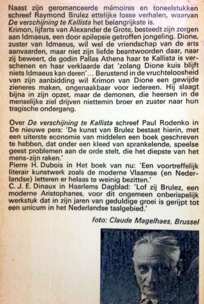 Brulez, Raymond - De verschijning te Kallista