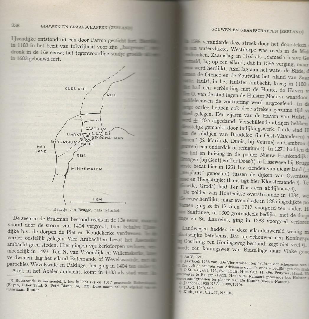 Bergh, Mr. L. Ph. C. van den - Handboek der Middelnederlandse Geographie .. . Derde druk, aangevuld en omgewerkt  door ..  A.A. Beekman & H.J. Moerman.