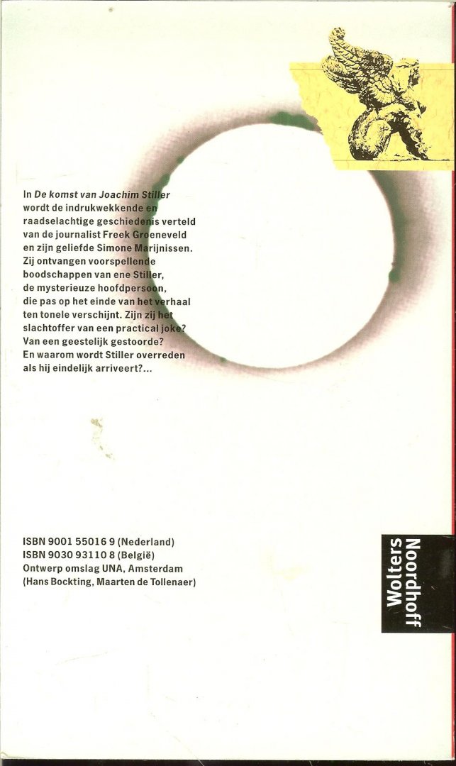 Hubert Lampo - De komst van Joachim Stiller  .. De grote lijsters 1998 nr 3