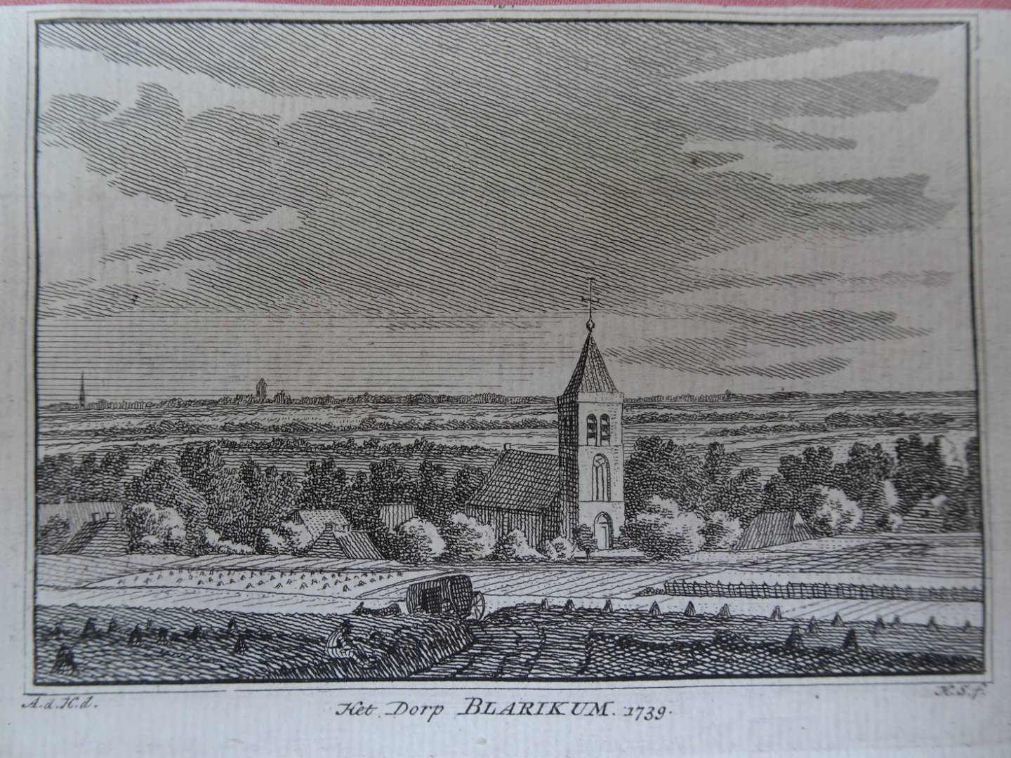 Blaricum. - Het Dorp Blarikum, 1739.