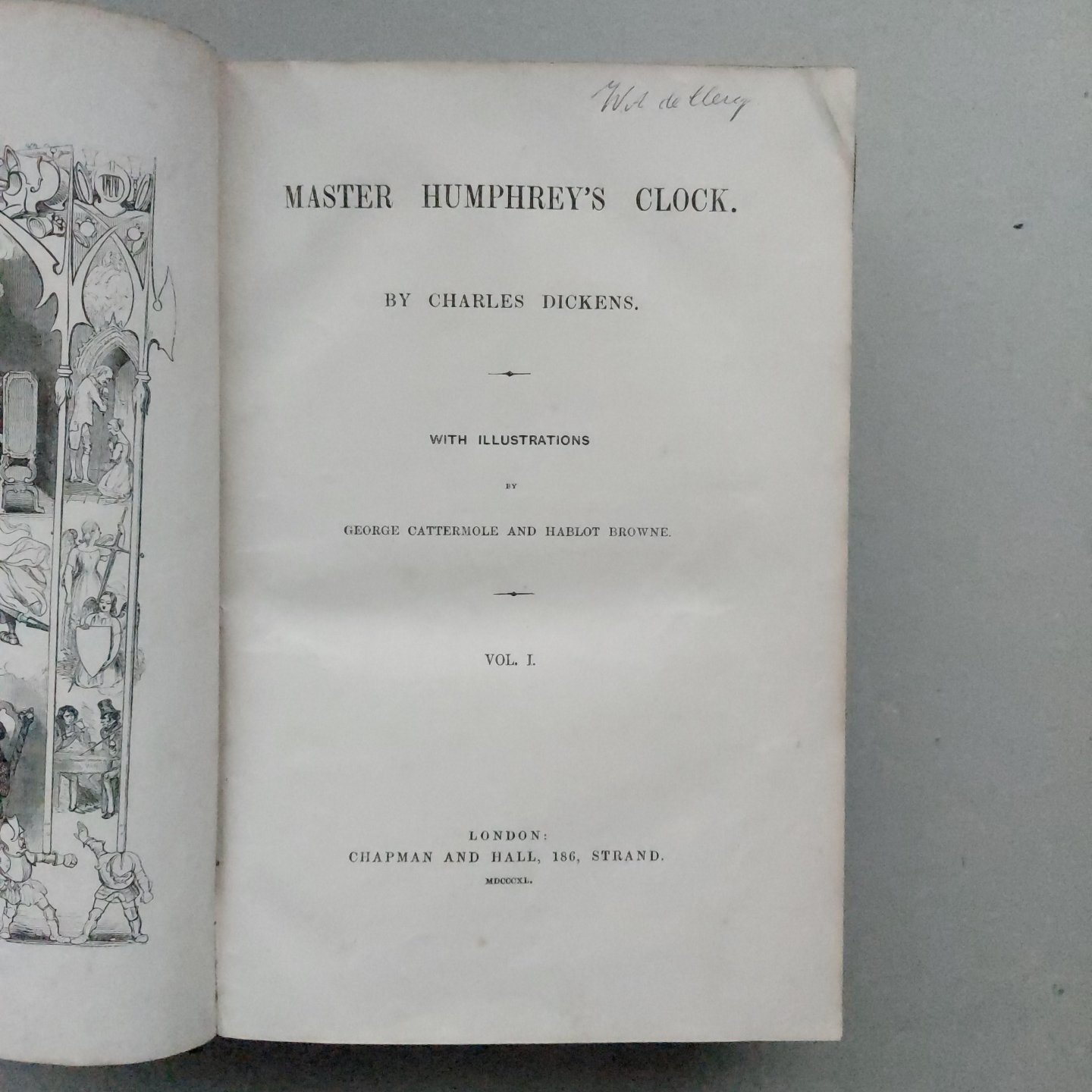 Dickens, Charles - Master Humphrey's clock