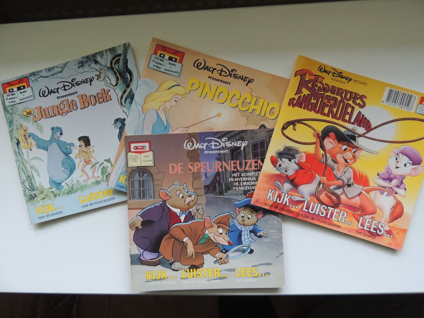 Disney, Walt - De speurneuzen, de reddertjes in kangoeroeland, pinocchio, jungle boek, Peter Pan en Wendy