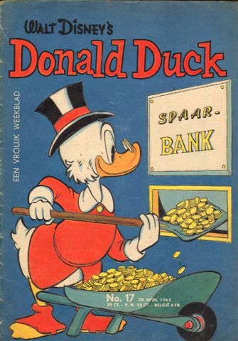 Disney, Walt - Donald Duck, Een Vrolijk Weekblad, No. 17, 28 april 1962