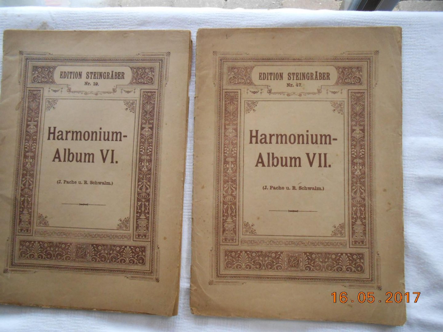 J Pache u R Schwalm - Harmonium album VI en VII