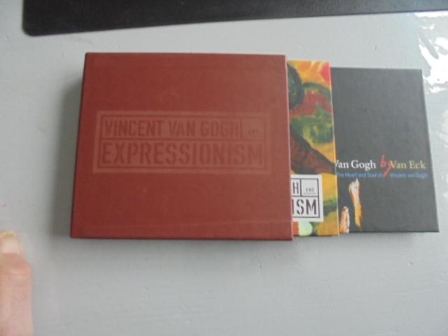 ECK - VINCENT VAN GOGH  AND EXPRESSIONISM 2 BOEKEN IN CASSETTE MET CD