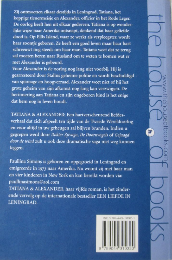 Simons, Paullina - Tatiana & Alexander