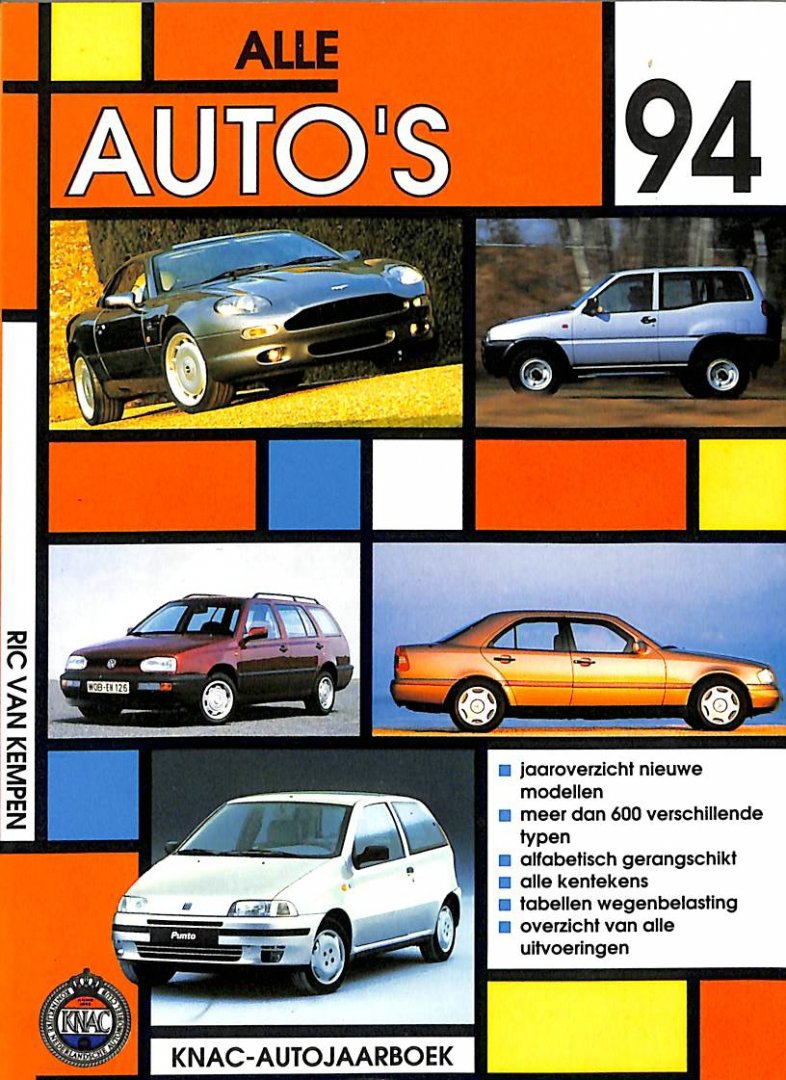 Kempen, Ric van - Alle auto's 1994