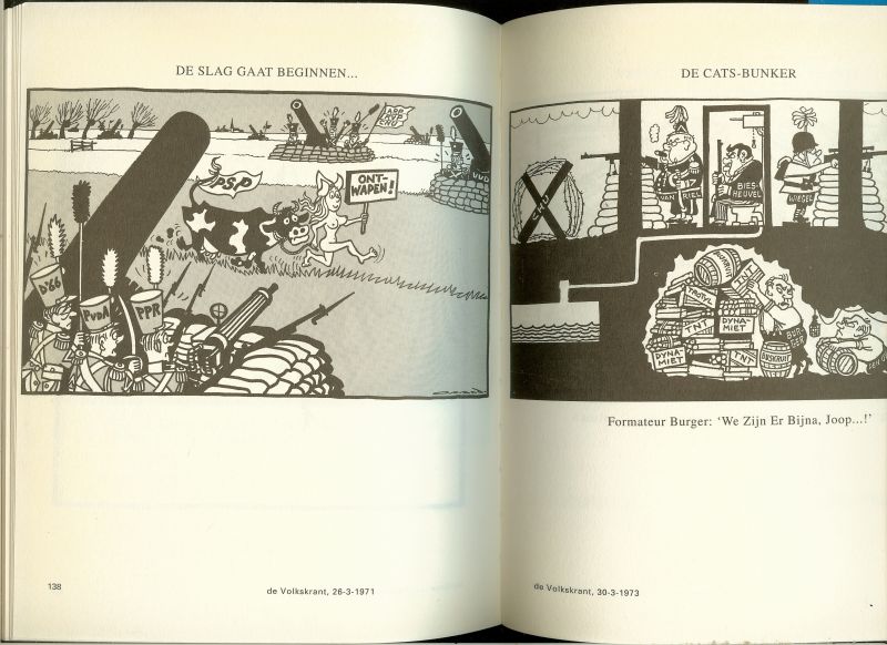 Panhuysen Francine, met assistentie van Koos van Weringh ... Het barre boze buitenland, en het bange,broze binnenland - Het groot oplandboek ... Willem Ellenbroek, Gaat u daar maar mee naar de overkant .. Koos van Weringh, Opland, een politieke eenmanspartij.....Max Arian Een blijmoedig baasje  in een cynische wereld,intervieuw met Rob Opland