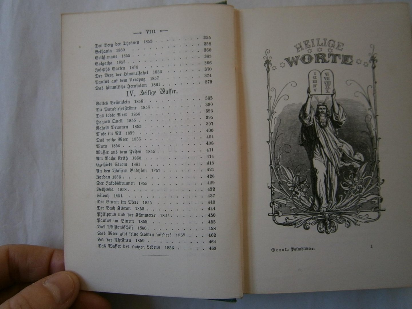 Gerok, Karl - Palmblätter