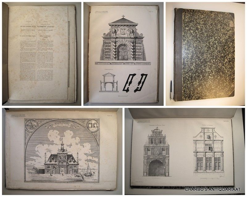 VERHEUL DZN., J., CUYPERS, J.T.J. (e.a.), - Verzameling van afbeeldingen van oude gebouwen. 30e-33e aflevering, platen 153-169.