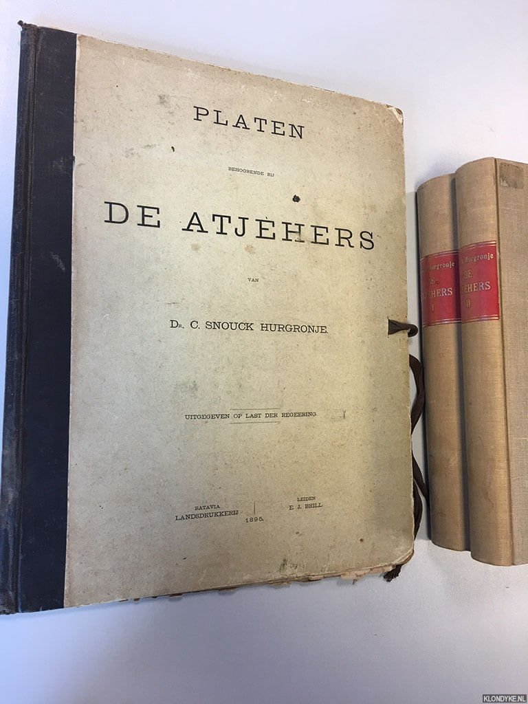 Snouck Hurgronje, Dr. C. - De Atjehers (2 + 1 volumes)
