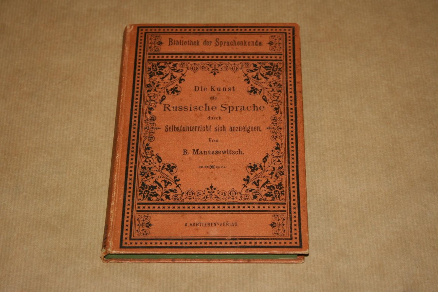 B. Manassewitsch - Die Kunst die Russische Sprache  durch Selbstunterricht sich anzueignen