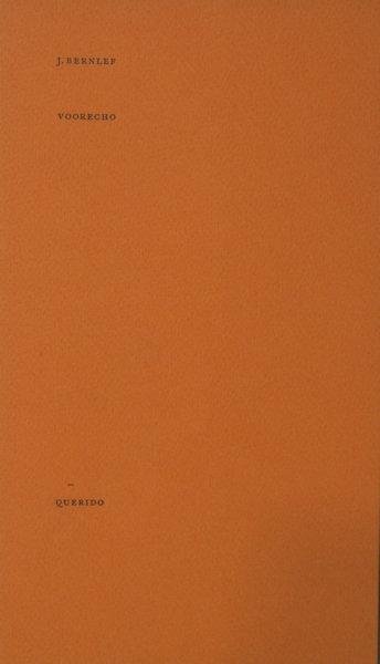 Bernlef, J. - Voorecho.