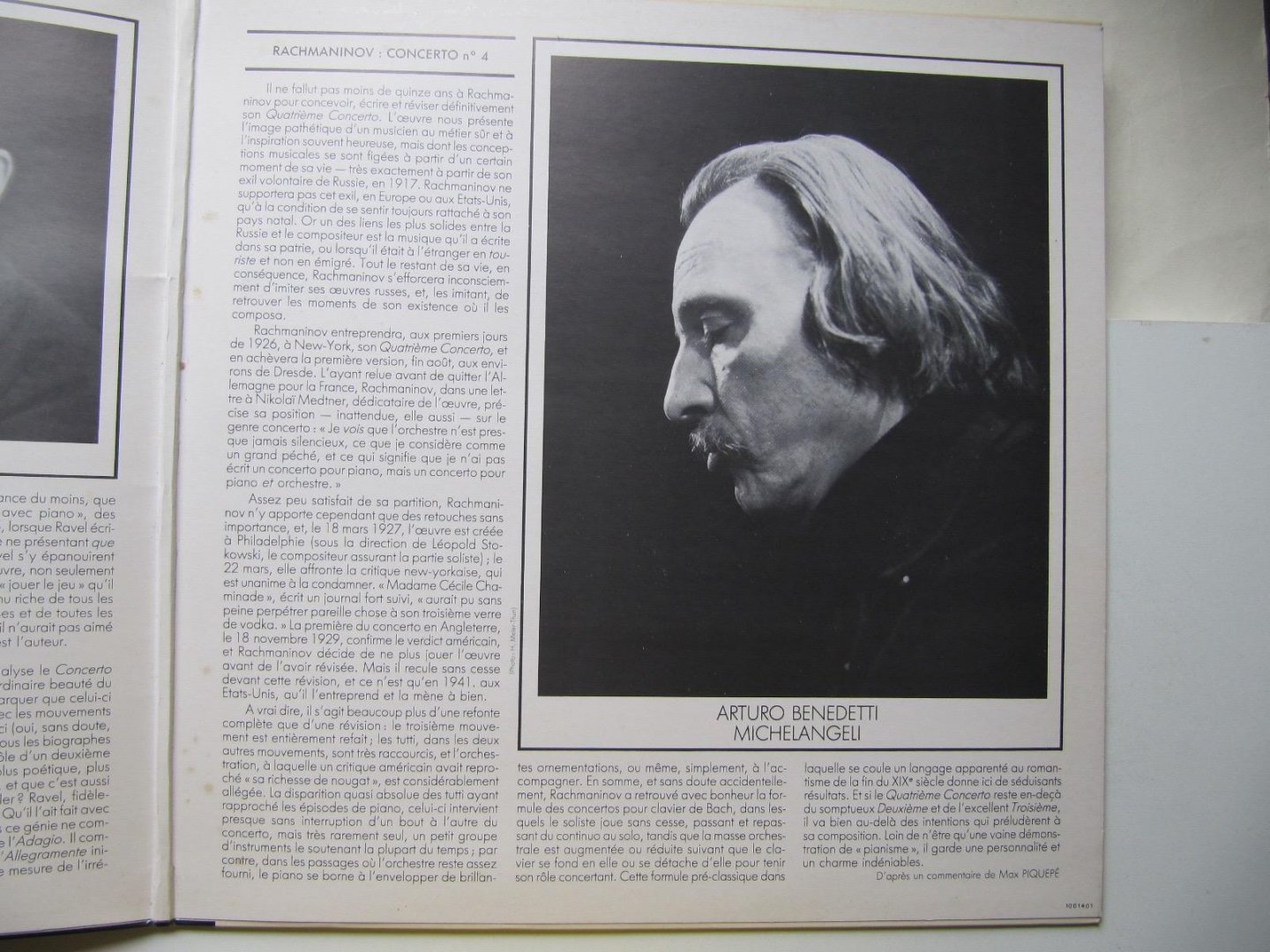 Ravel - Rachmaninov - Arturo Benedetti-Michelangeli