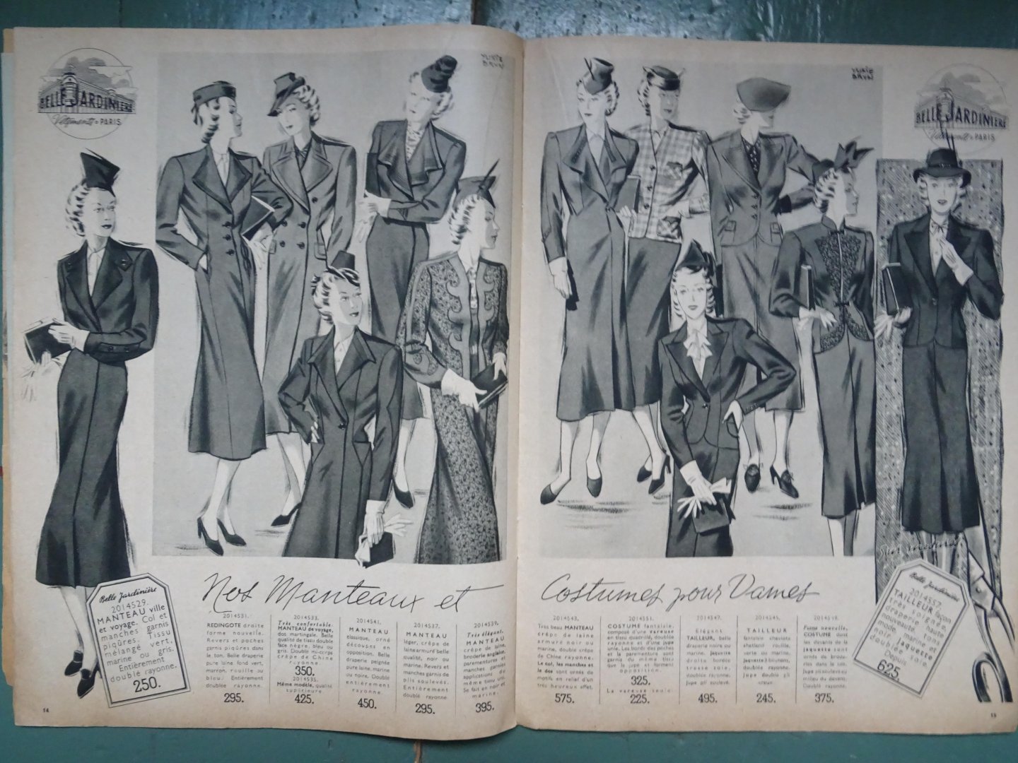 Redactie. - Belle Jardinière. Eté 1938. Frans modetijdschrift. Zeldzaam.