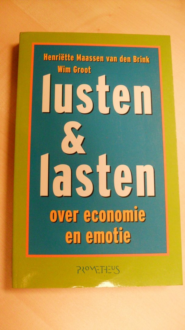Maassen van den Brink, H./ W.  Groot - Lusten & Lasten