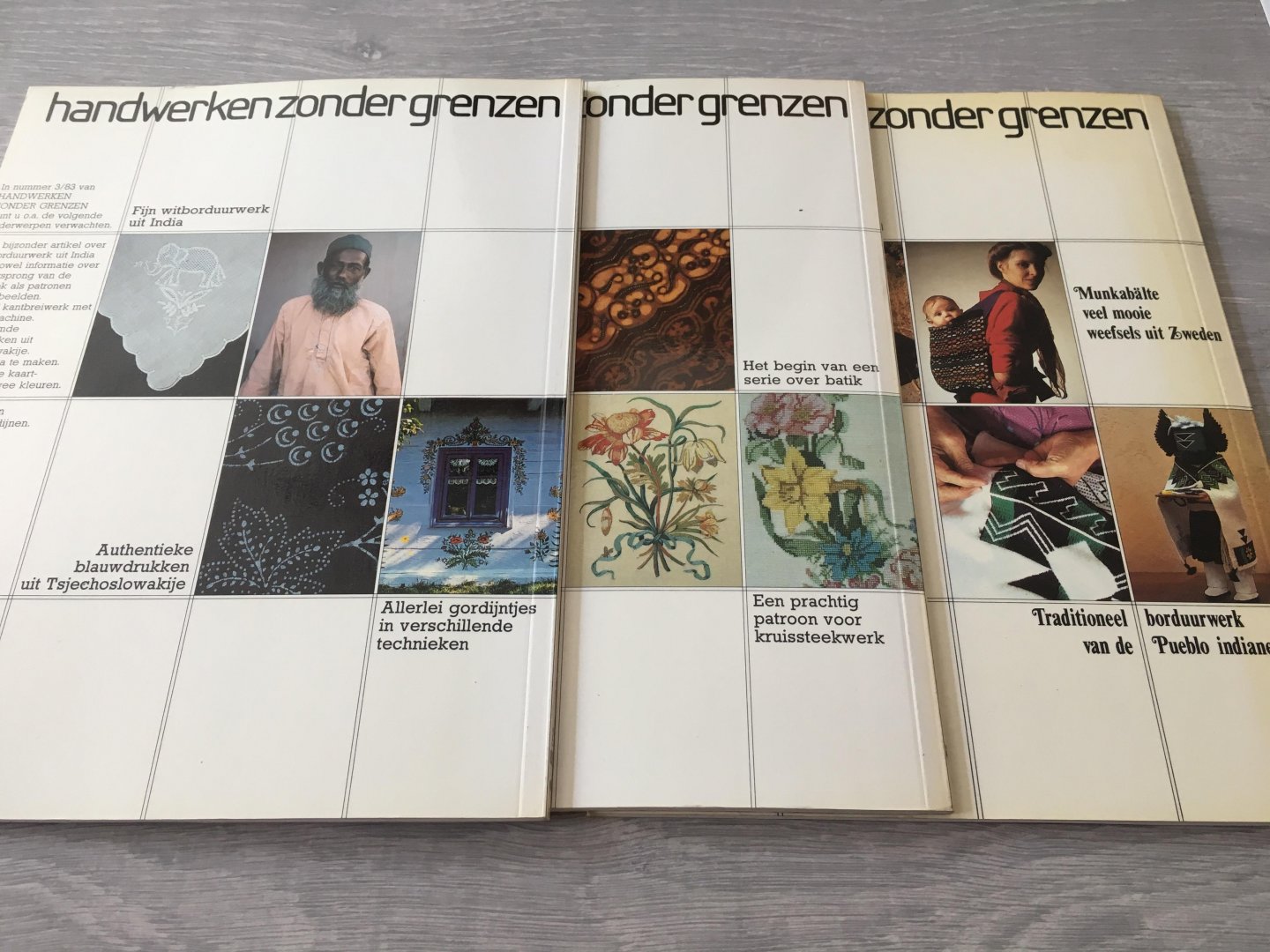 Redactie - Handwerken zonder grenzen, deel 1,2 & 3 1983