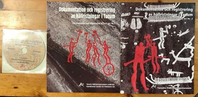 Milstreu, Gerhard et al editors. - Documentation och registrering av Hällristningar i Tanum. Documentation and registration of Rock Art No 1 & 2 + 3 (=DVD).